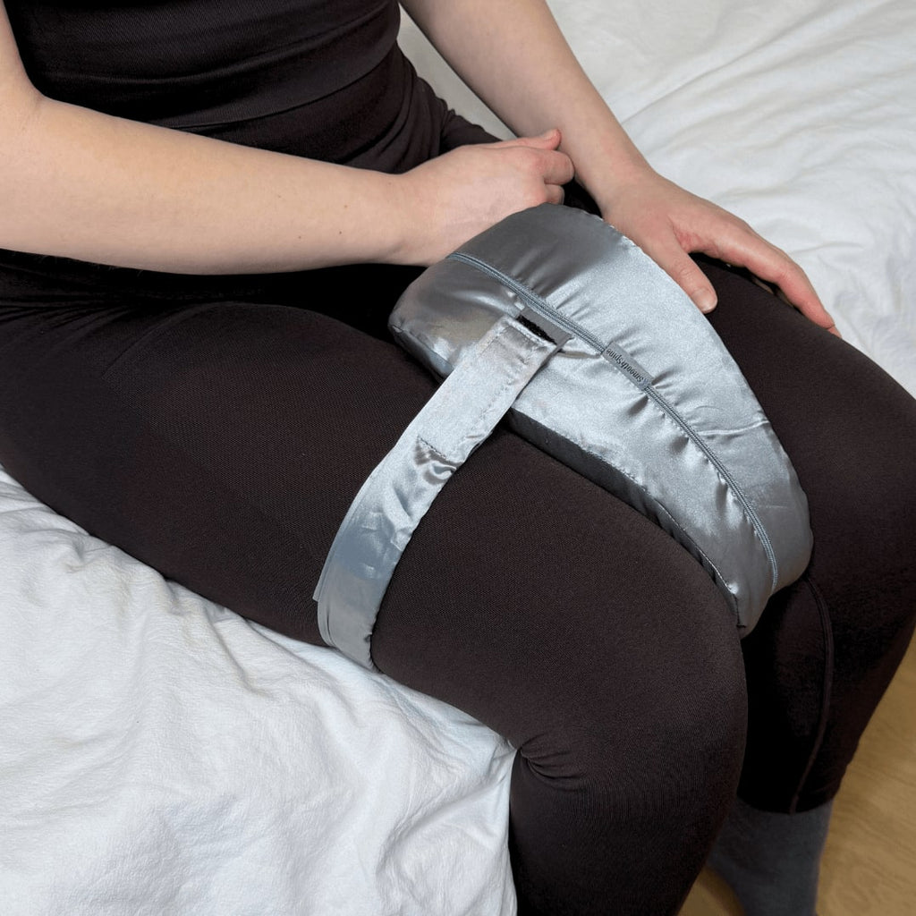 [v2] Silk Velcro Strap Case for SmoothSpine Pillow