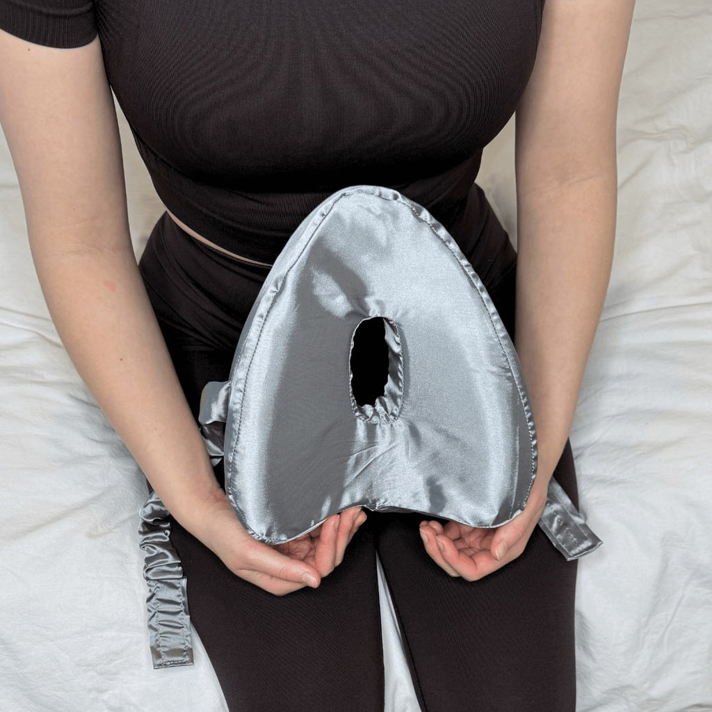 [v2] Silk Velcro Strap Case for SmoothSpine Pillow